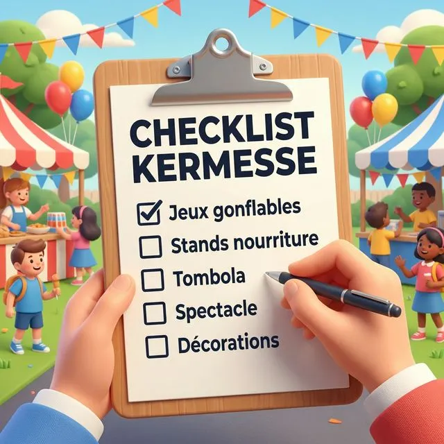 Checklist Organisation Kermesse 2026 : Les 50 Étapes de J-90 à J+7